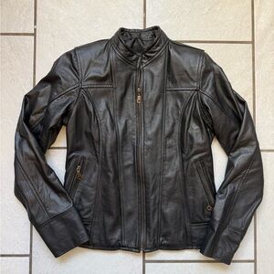 Women’s Moto Black Leather Jacket